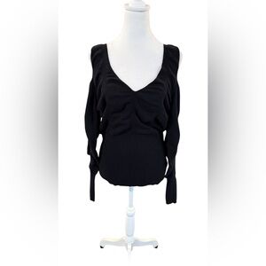 Baby Phat Chic Black V-Neck Sweater